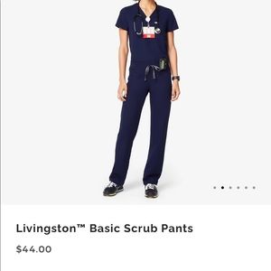Figs Livingston navy blue scrub pant. Size XS